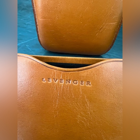 Levenger Leather Card holder Men’s - Picture 1 of 5